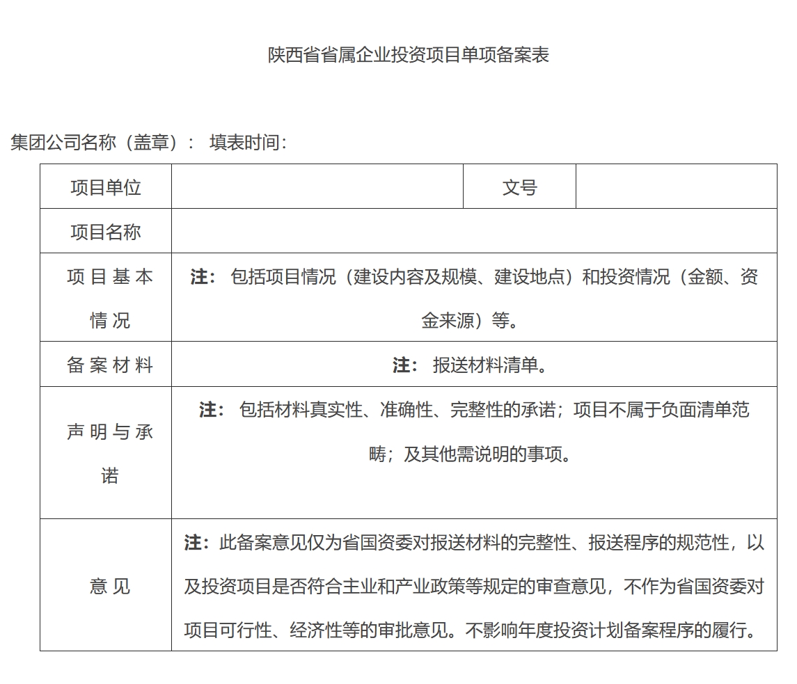 关于印发《陕西省省属企业投资监督管理办法》的通知